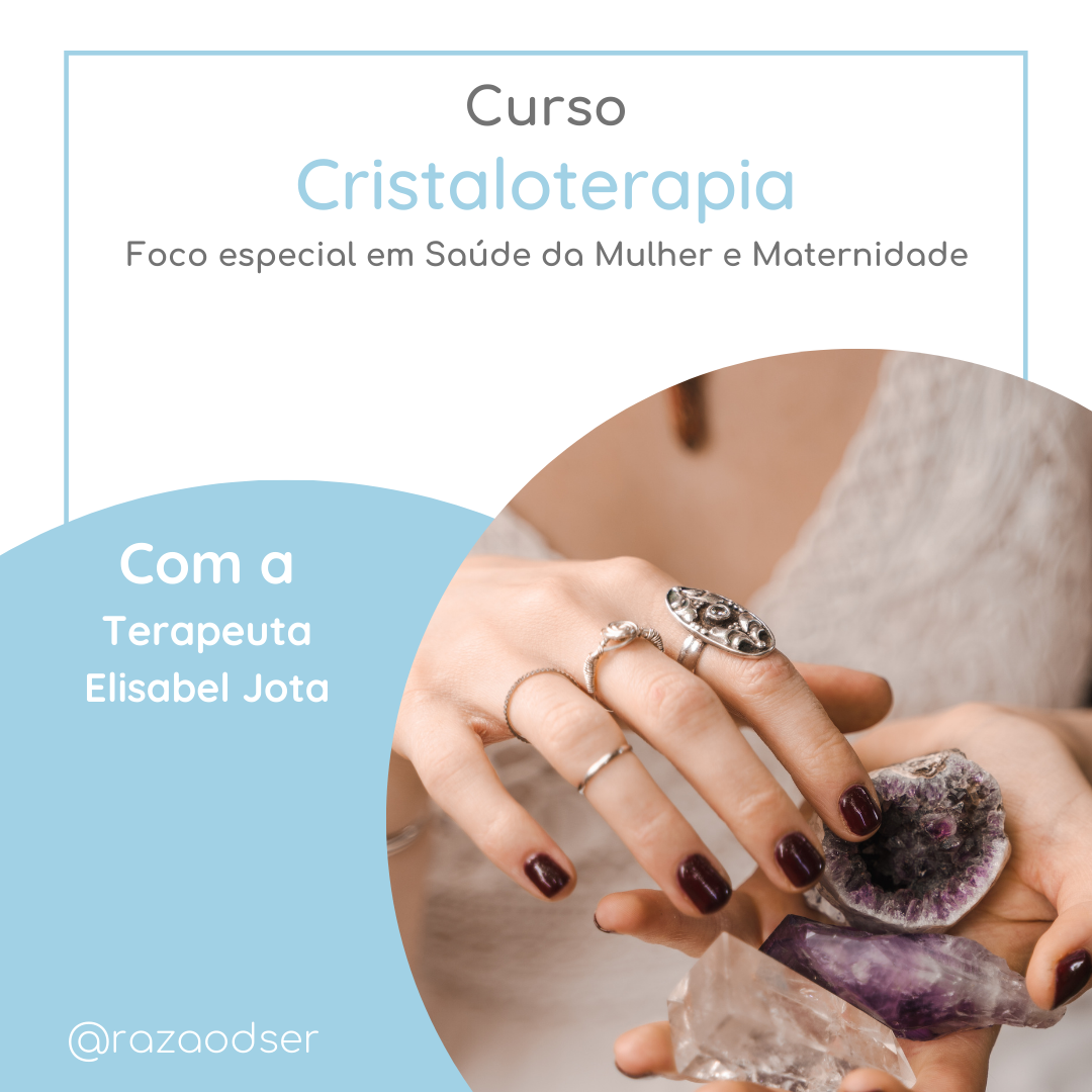 Curso: Cristaloterapia – saúde da mulher & maternidade<p>Outubro, Novembro e Dezembro 2025</p>