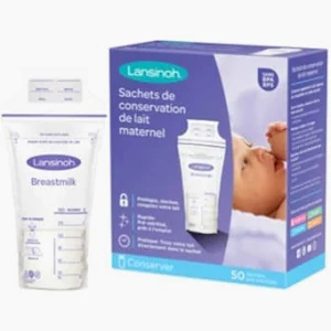 Lansinoh Sacos para conservação de leite materno 25 ou 50 un