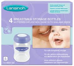Frascos de Recolha de Leite Materno 4 un Lansinoh
